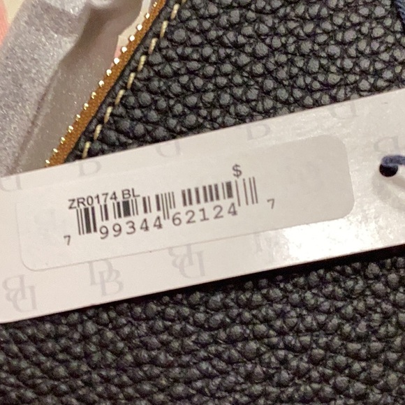 Dooney & Bourke Black Mini Bag with Gold Accents - Picture 2 of 5